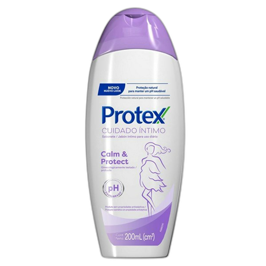 Sabonete Íntimo Líquido Protex Cuidado Íntimo Soft Floral 200ml