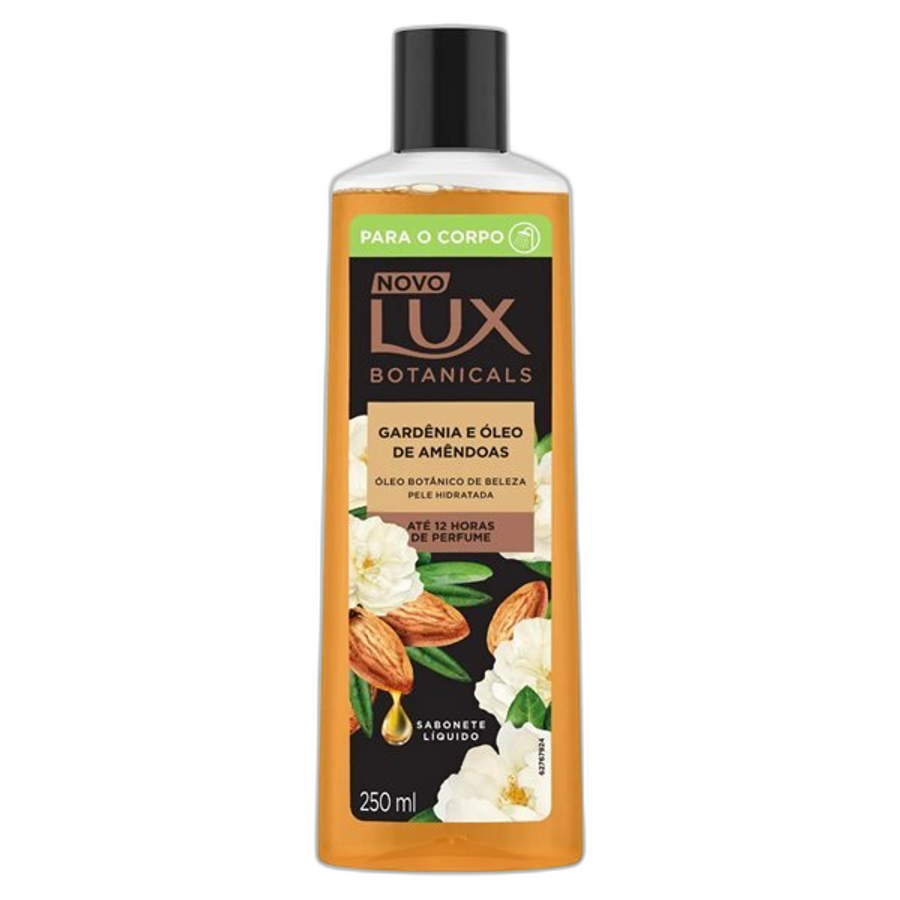 Sabonete Liquido Corporal Lux Botanicals Gardênia e Óleo de Amêndoas 250ml