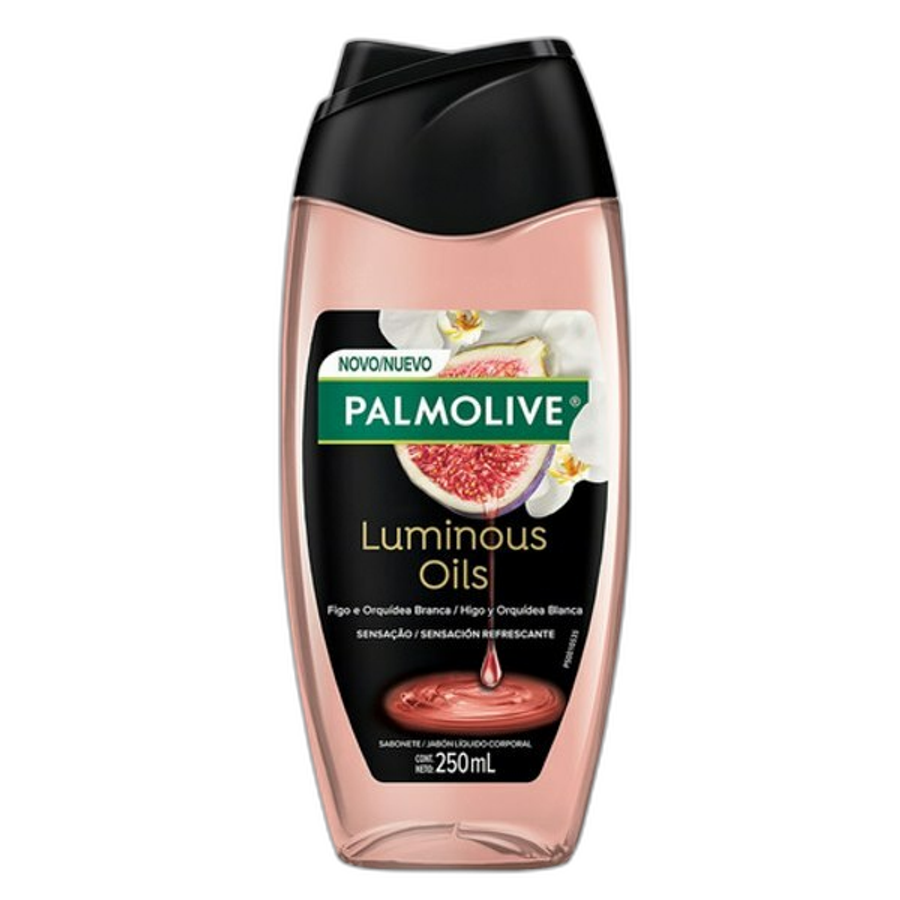 Sabonete Líquido Palmolive Luminous Oils Figo e Orquídea Branca 250ml