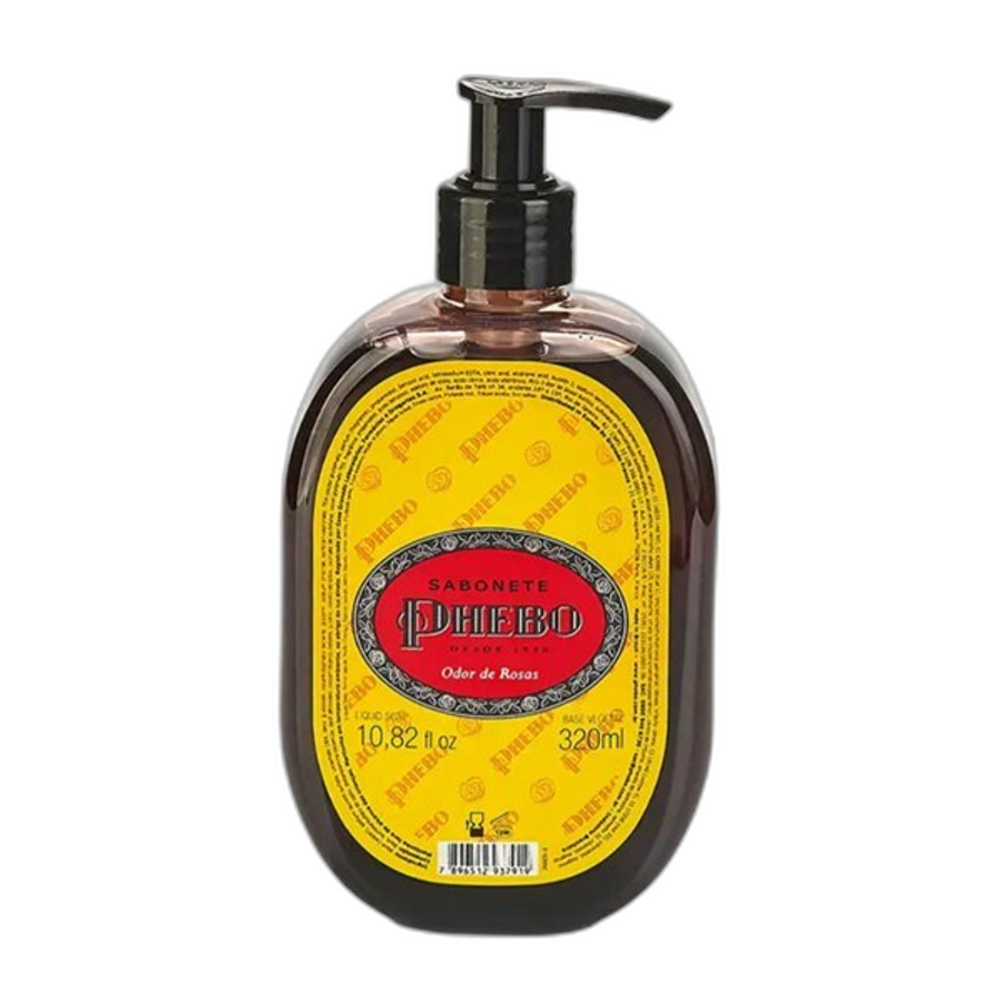 Sabonete Líquido Phebo Odor de Rosas 320ml