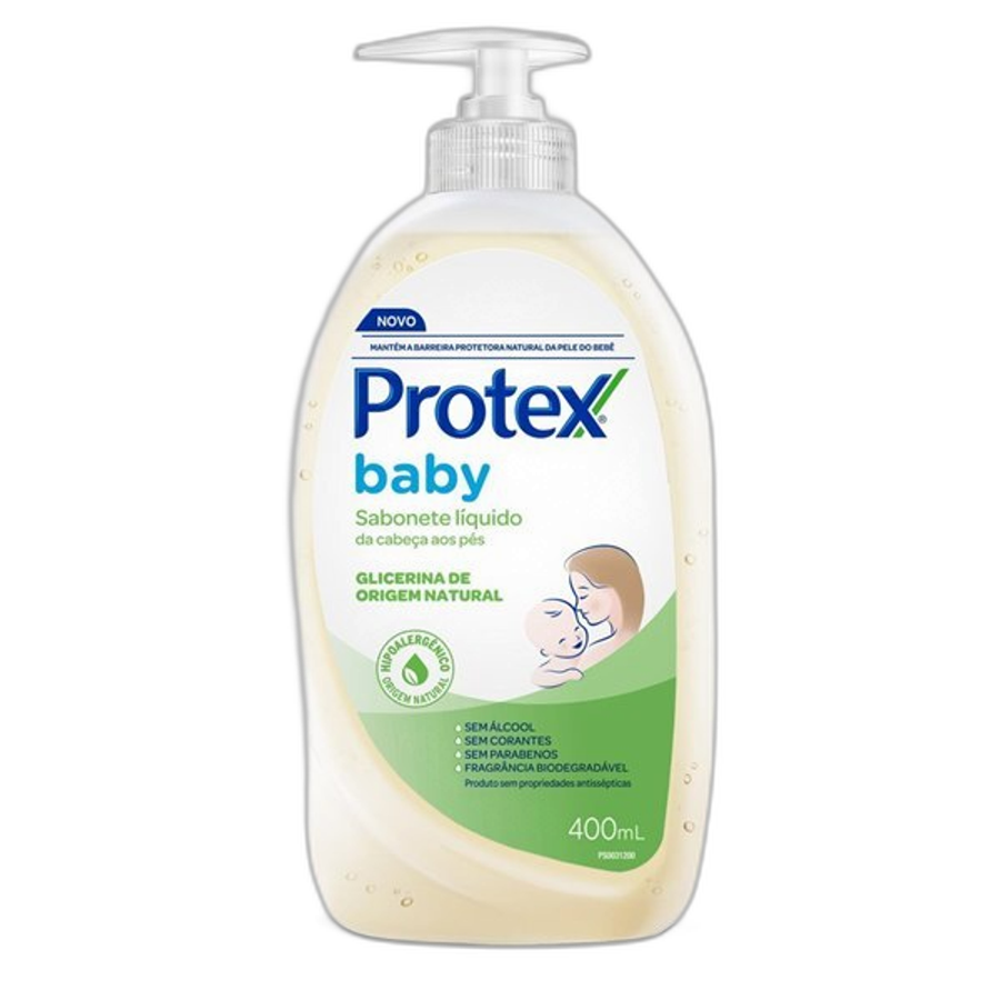 Sabonete Líquido para Bebê Protex Baby Glicerina Natural 400ml