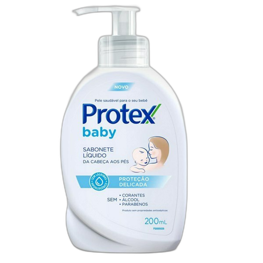 Sabonete Líquido Infantil para Bebês Protex Baby Delicate Care 200ml
