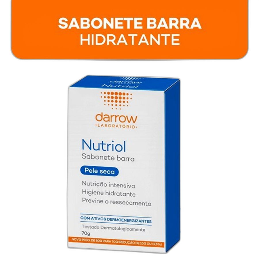 Sabonete em Barra Darrow Nutriol Pele Seca 70g