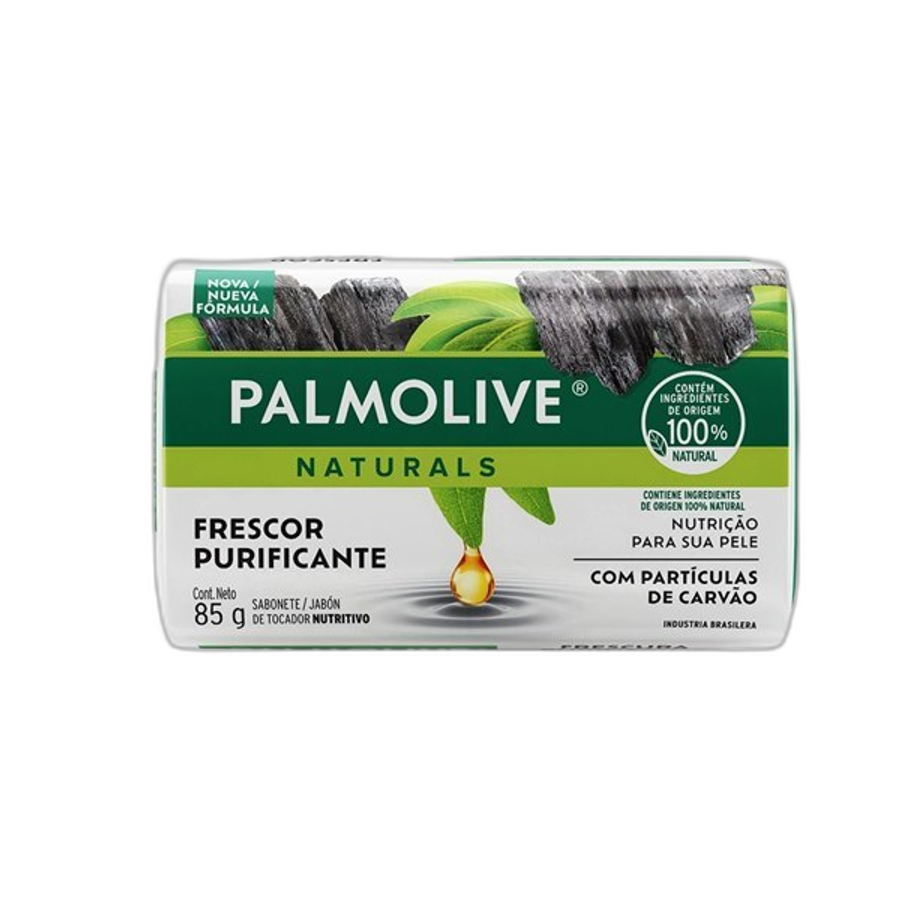 Sabonete em Barra Palmolive Naturals Frescor Purificante Carvão 85g