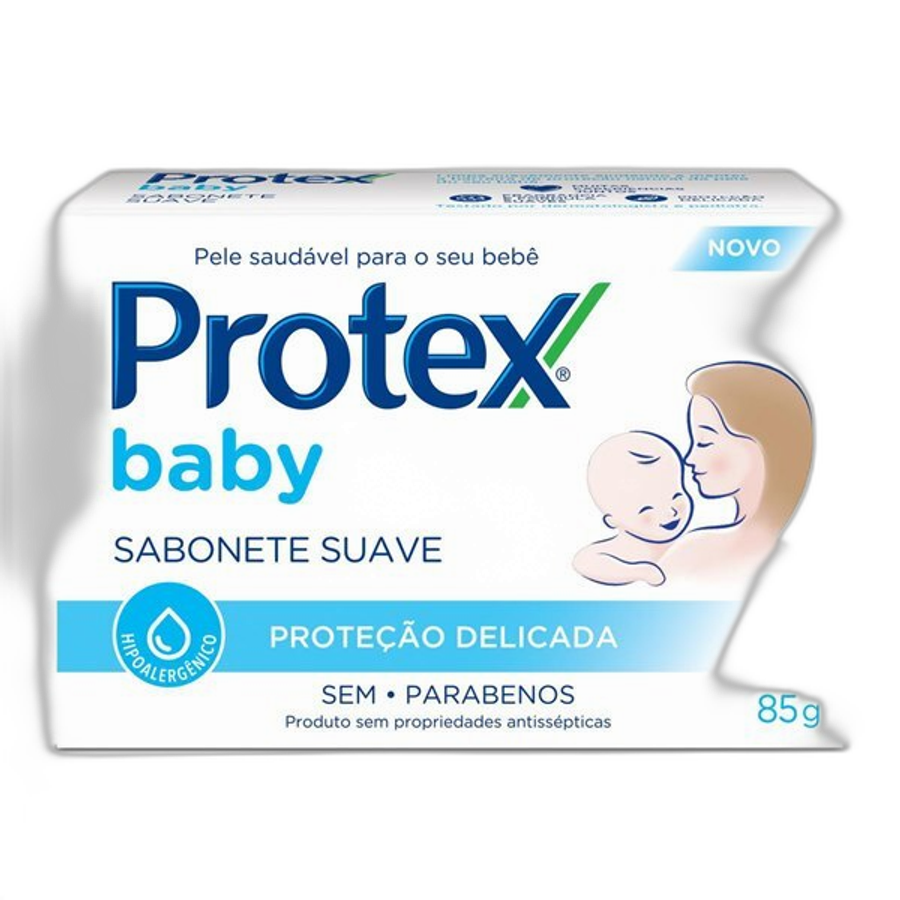 Sabonete em Barra para Bebê Protex Baby Delicate Care 85g