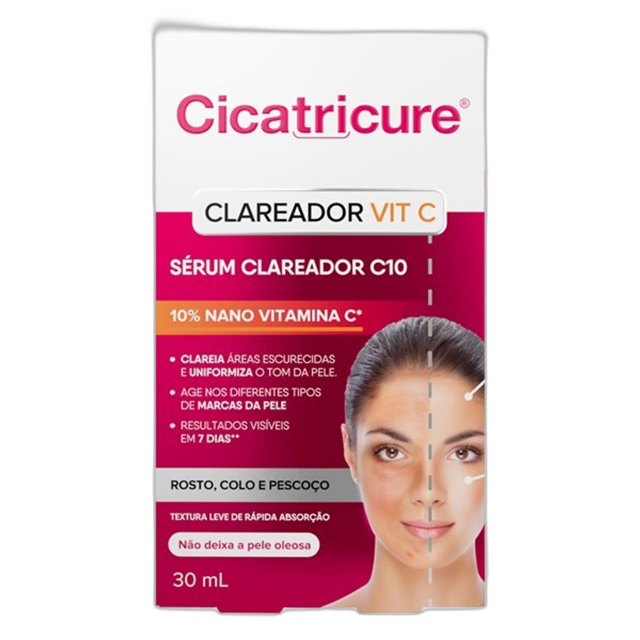 CICATRICURE SERUM CLAREADOR VIT C10 30ML
