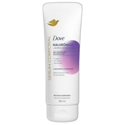 Sérum Hidratante Corporal Dove Hialurônico + Dermo Renovador 180ml