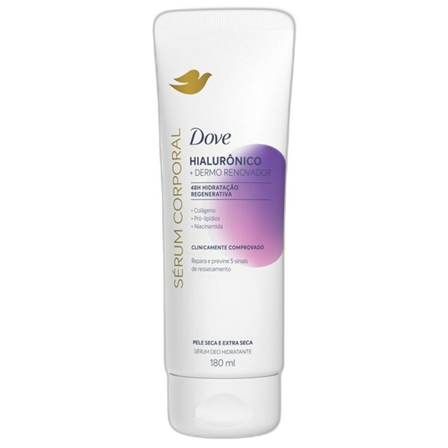 Sérum Hidratante Corporal Dove Hialurônico + Dermo Renovador 180ml