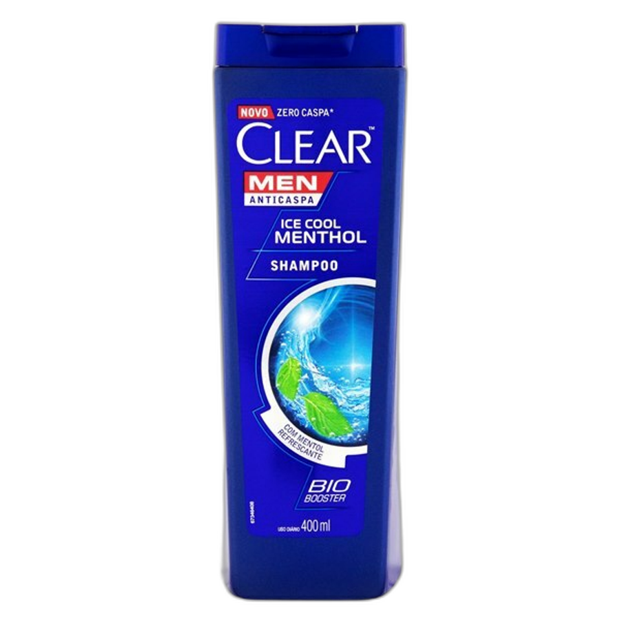 Shampoo Anticaspa Clear Men Ice Cool Menthol 400ml