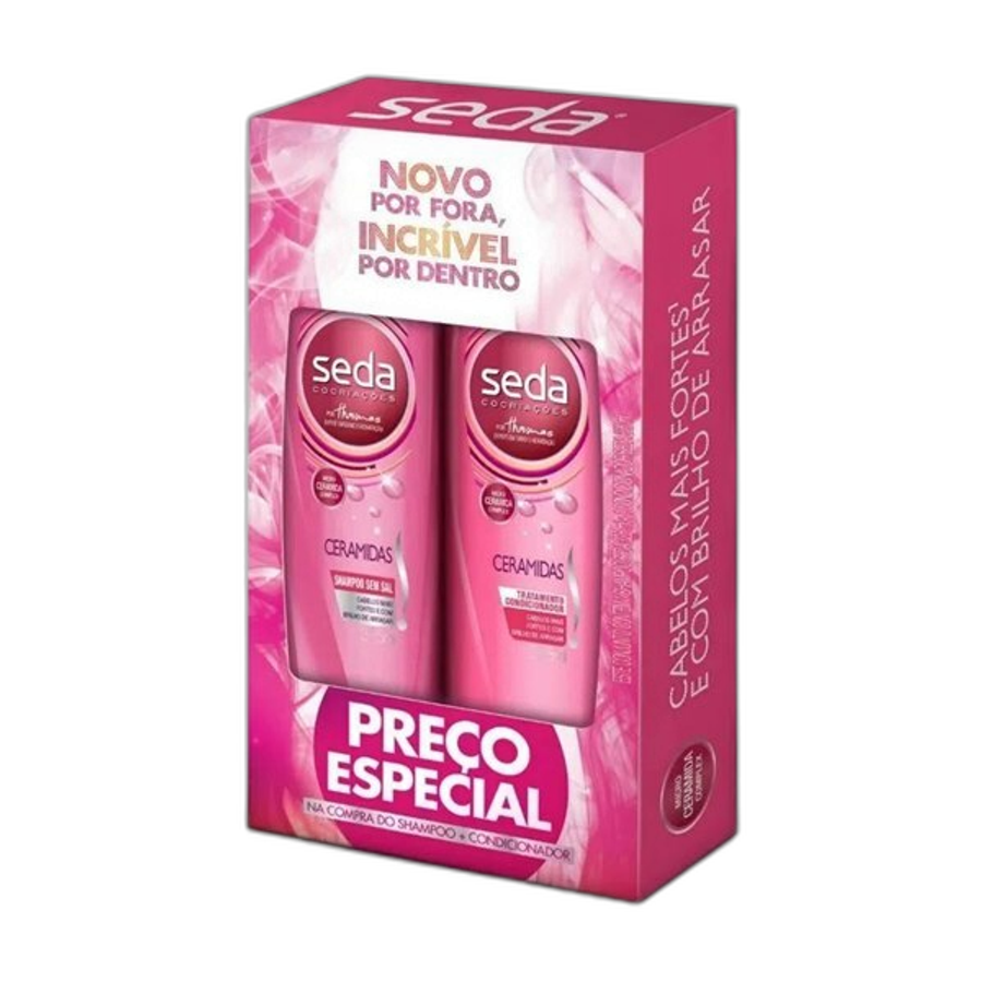 Kit Seda Ceramidas Shampoo 300ml + Condicionador 190ml