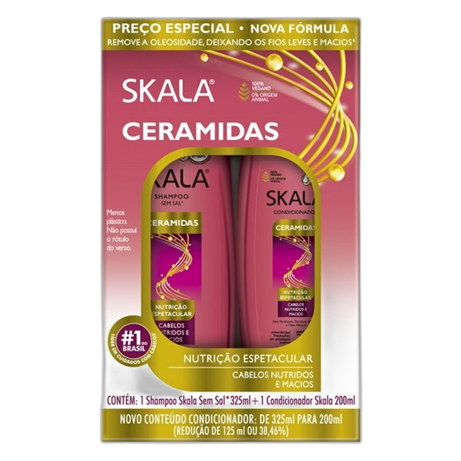 KIT SKALA SH+COND 325ML CERAMIDAS
