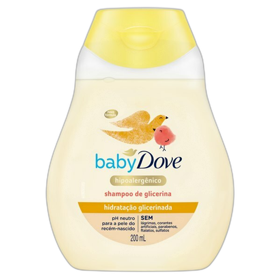 Shampoo Dove Baby Hidratação Glicerinada 200ml
