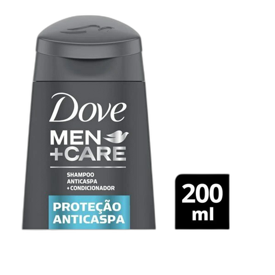Shampoo Dove 200ml Men Força Proteção Anticaspa
