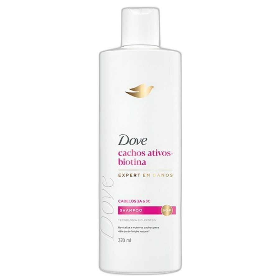 Shampoo Dove Expert em Danos Cachos Ativos Biotina 370ml