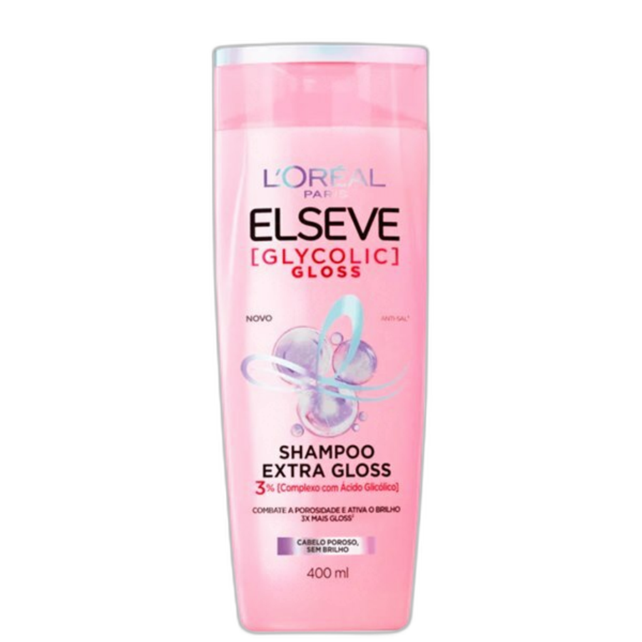 Shampoo Extra Gloss L'oréal Paris Elseve Glycolic Gloss 400ml