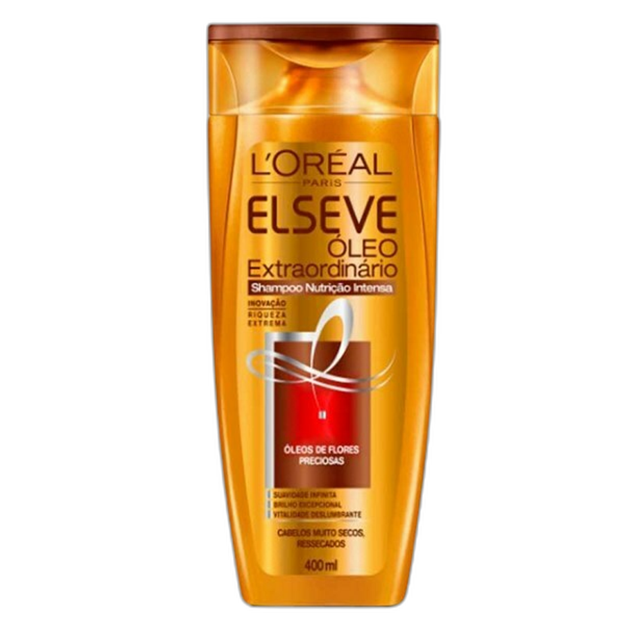 Shampoo Elseve Óleo Extraordinário para Cabelos Secos e Opacos 400ml