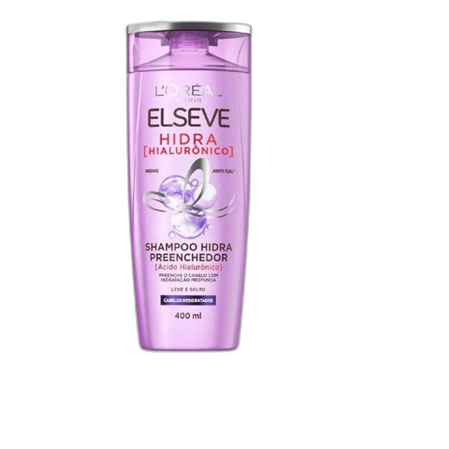 Shampoo Elseve L'oréal Paris Preenchedor Hidra Hialurônico, 400ml
