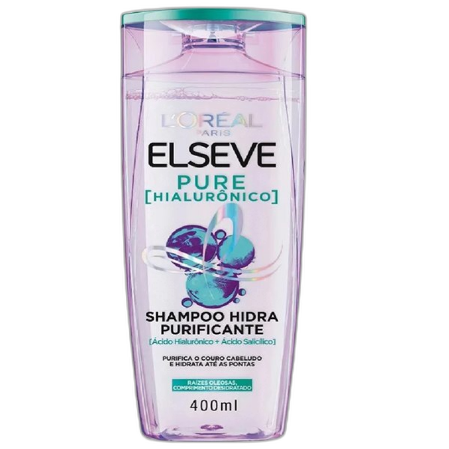 Shampoo L'oréal Paris Elseve Pure Hialurônico 400ml