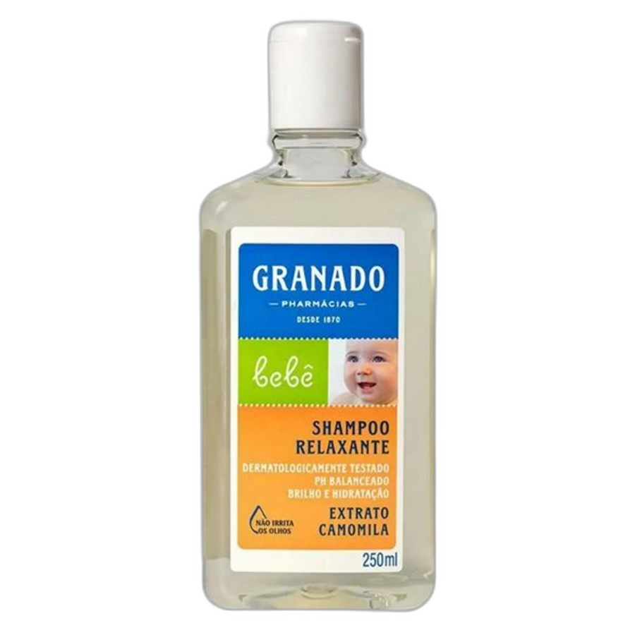 Shampoo Granado Relaxante Bebe Extrato Camomila 250ml