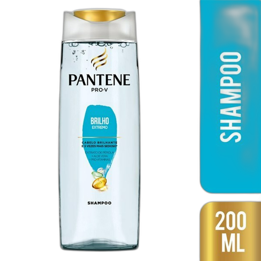 Shampoo Pantene Brilho Extremo 200ml