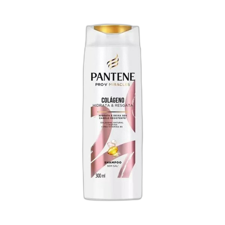 Shampoo Pantene Pro-V Miracles Colágeno Hidrata e Resgata os Fios 300ml