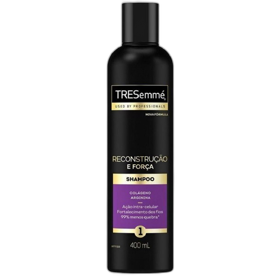 Shampoo Tresemmé Reconstrução e Força Cabelos Mais Fortes e Resistentes 400ml
