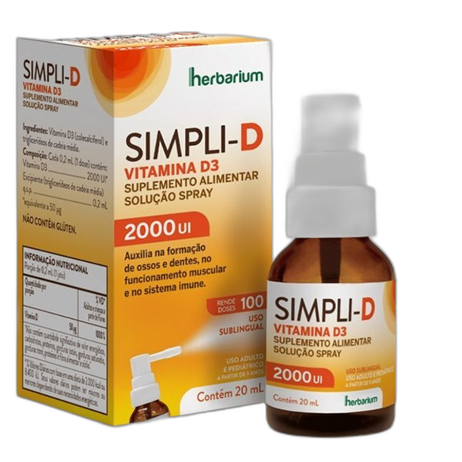 Vitamina D Simpli-D 2000ui Spray 20ml