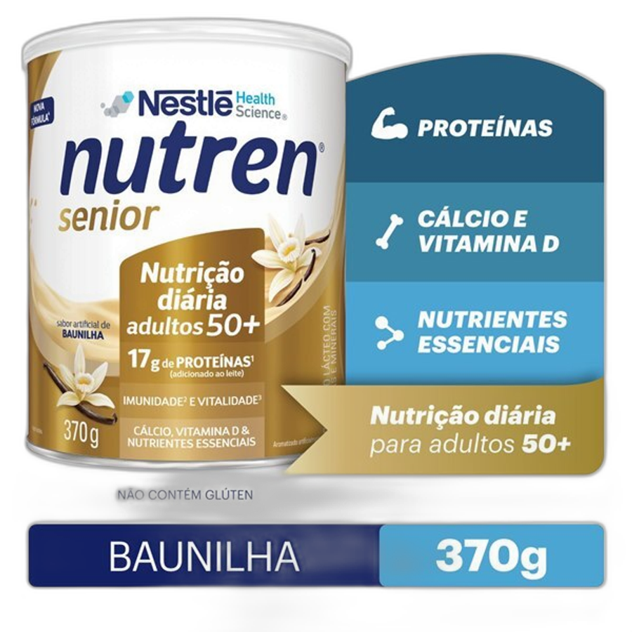 Complemento Alimentar Nutren Senior Baunilha 370g