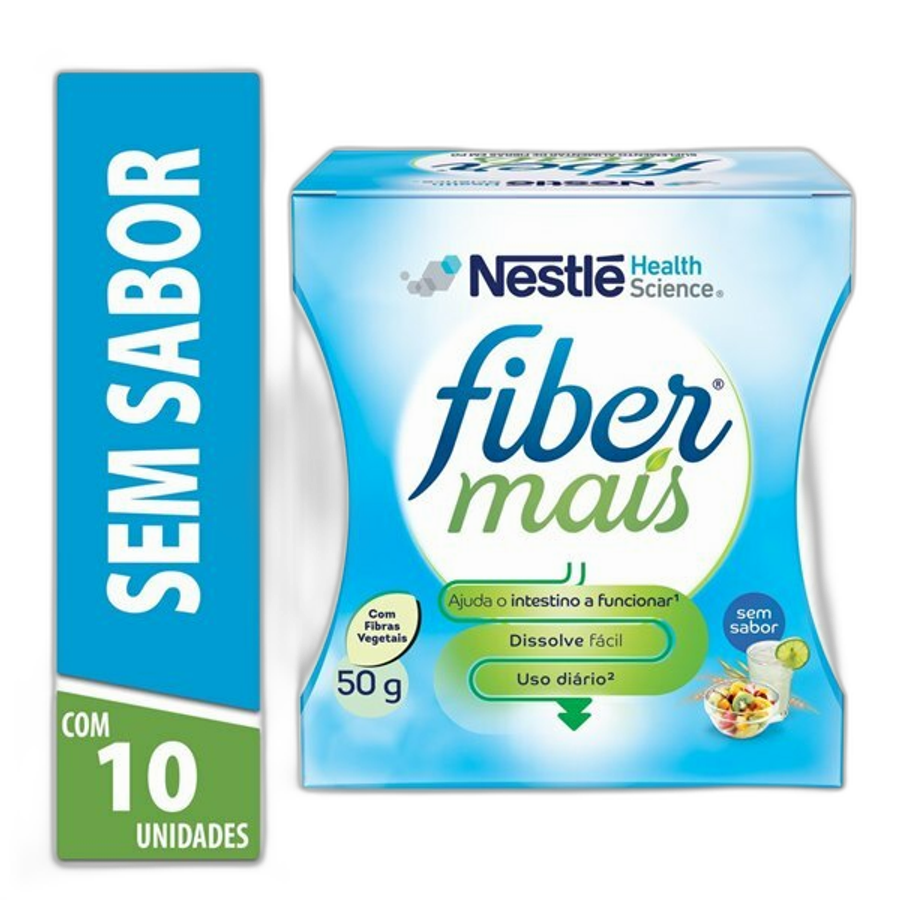 Suplemento Alimentar de Fibras Fibermais Sem Sabor 50g