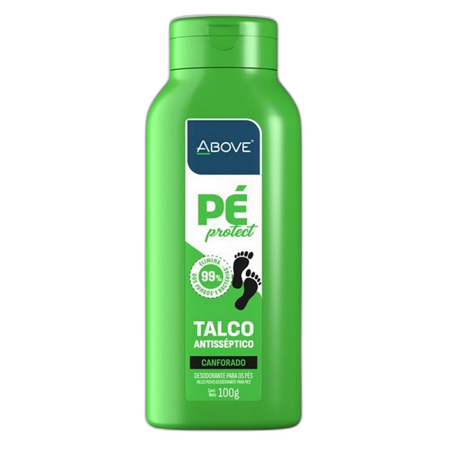 Talco Above Antiseptico Protect Canforado para Pé 100g