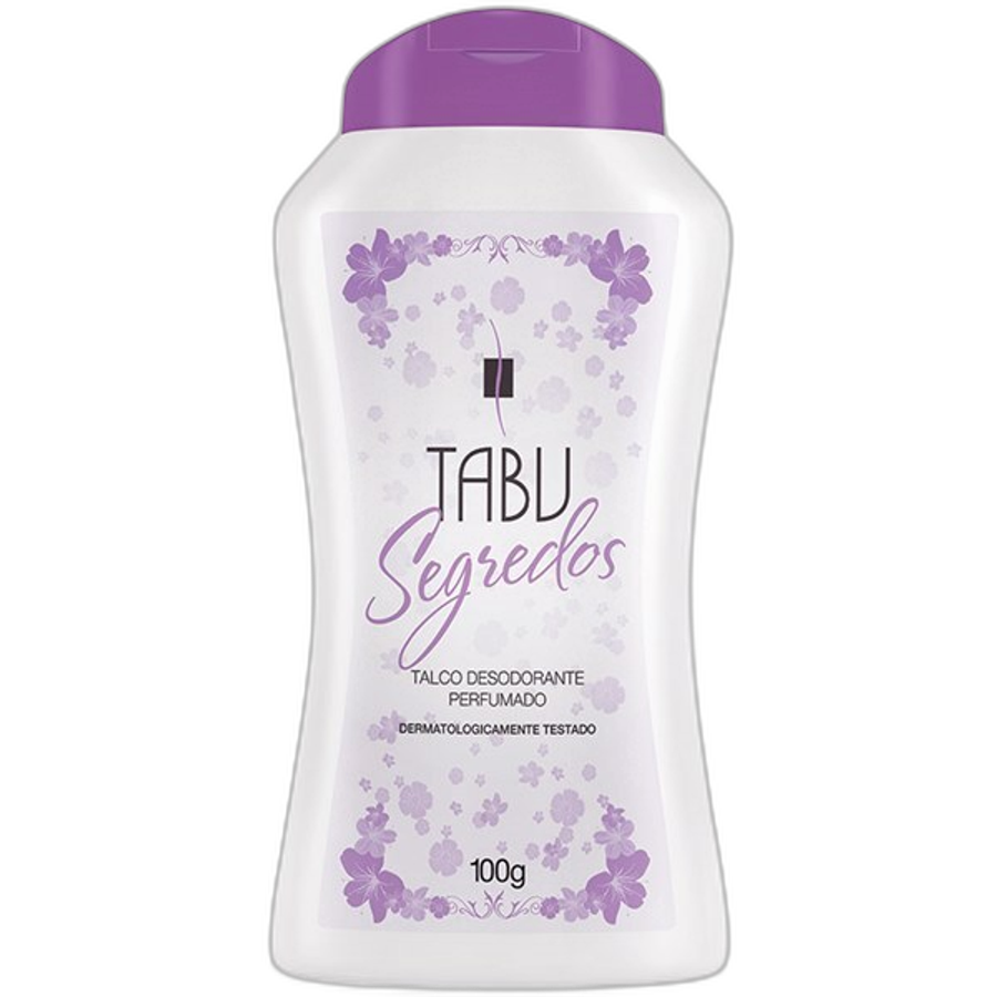 Talco Desodorante Tabu Segredos 100g