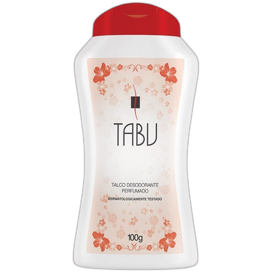 Talco Desodorante Tabu Tradicional 100g