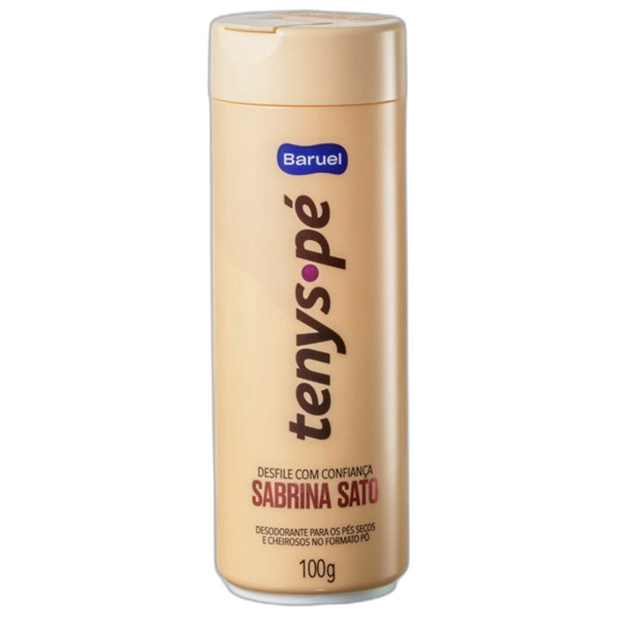 Talco Desodorante para os Pés Tenys Pé Baruel Sabrina Sato 100g