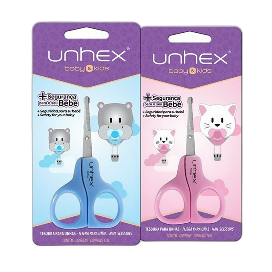 TESOURA UNHAS UNHEX BABY MIX