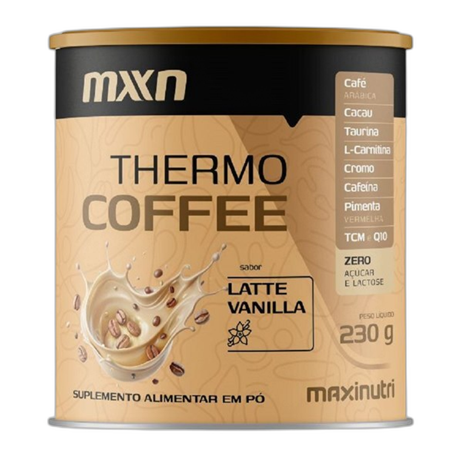 Suplemento Alimentar Thermo Coffee Sabor Latte Vanilla 230g