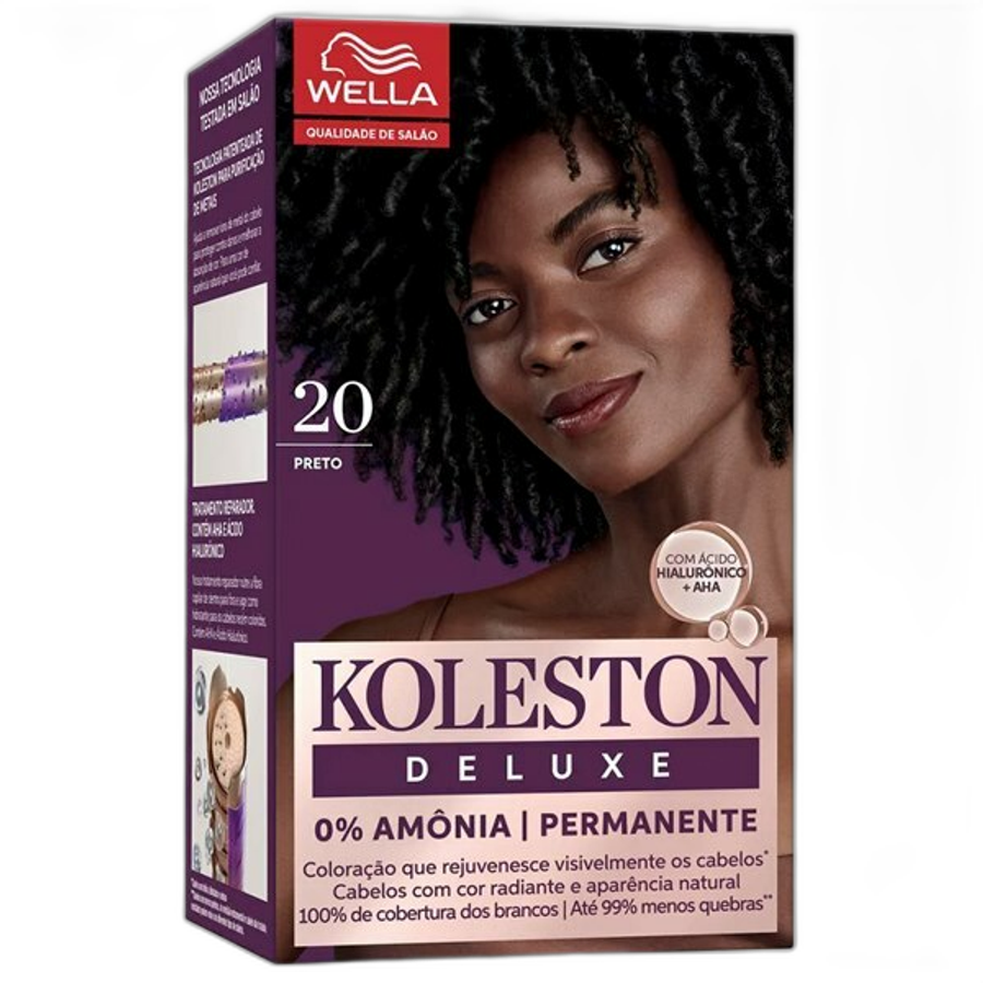 Tinta de Cabelo Koleston Deluxe 2.0 Preto