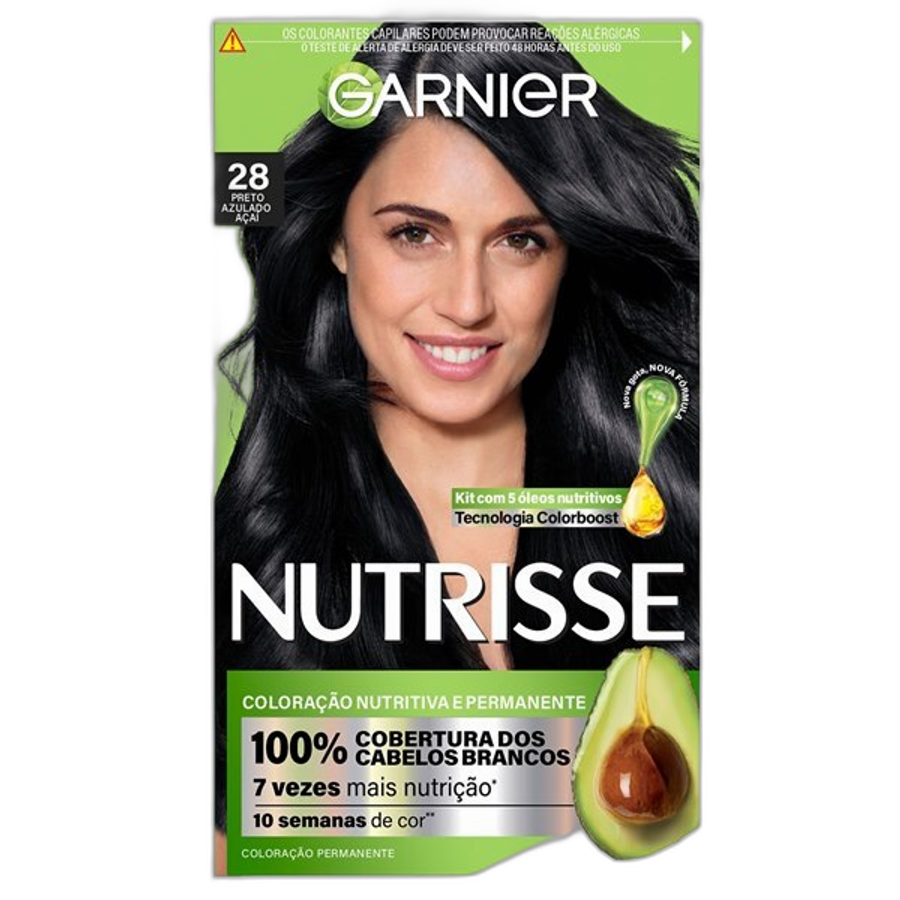 Tintura Nutrisse 280 Preto Azulado Acai