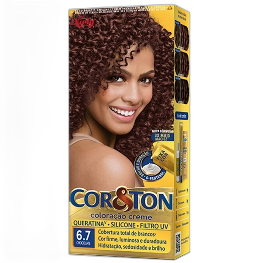 Tinta de Cabelo Niely Cor&ton 6.7 Chocolate