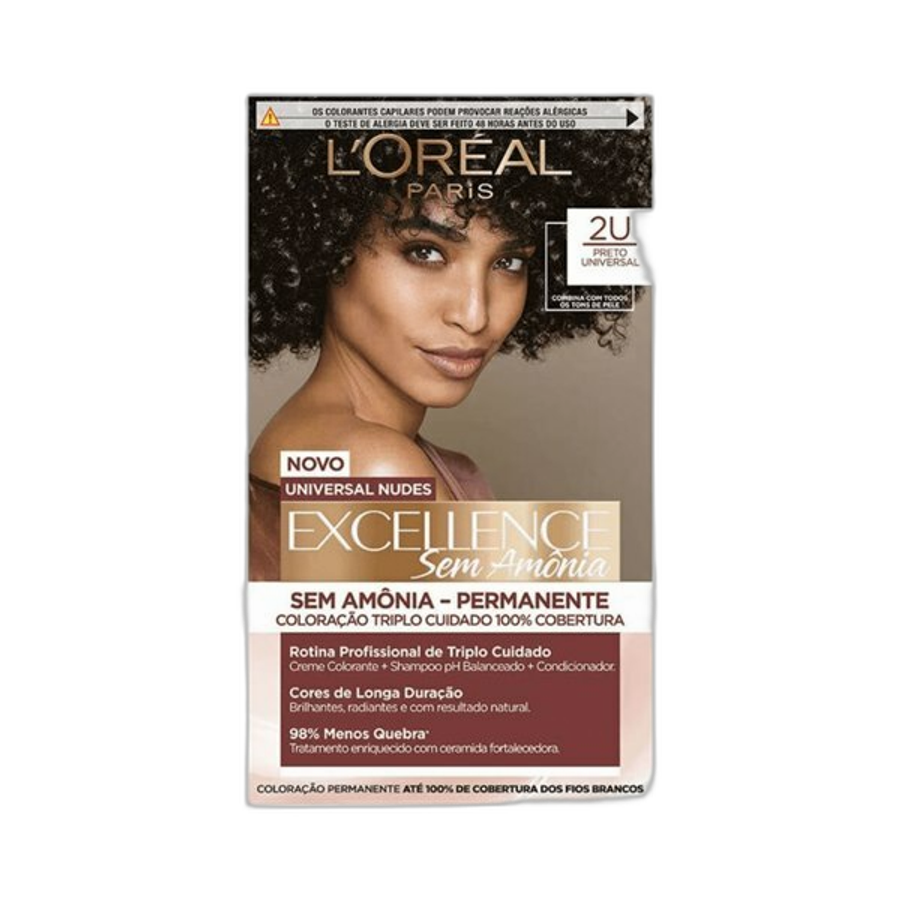 Tintura L'oréal Paris Imédia Universal Nudes Excellence Sem Amônia 2u - Preto Universal