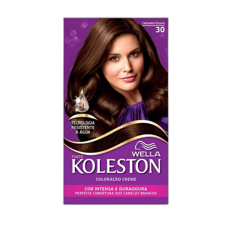 Tinta de Cabelo Wella Koleston 30 Castanho Escuro