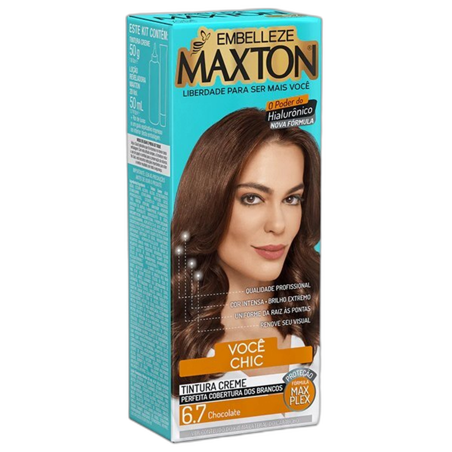 Tinta de Cabelo Embelleze Maxton Creme 6.7 Chocolate