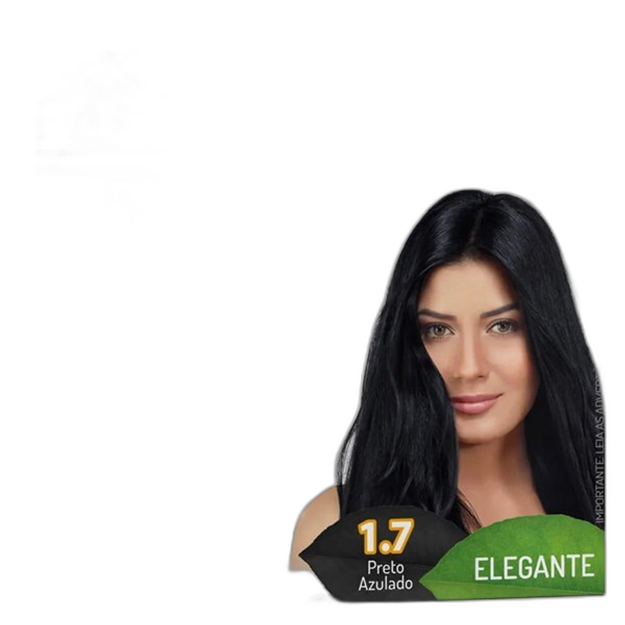 Tinta de Cabelo Natucor Embelleze 1.7 Preto Azulado