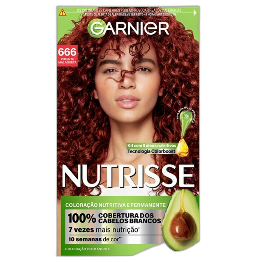 Tintura Garnier Nutrisse 666 - Pimenta Malagueta
