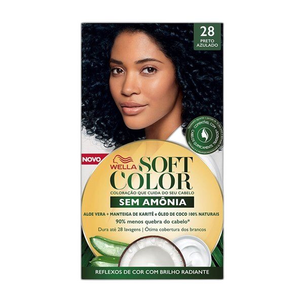 TINT.SOFT COLOR 2.8 PRETO AZULADO
