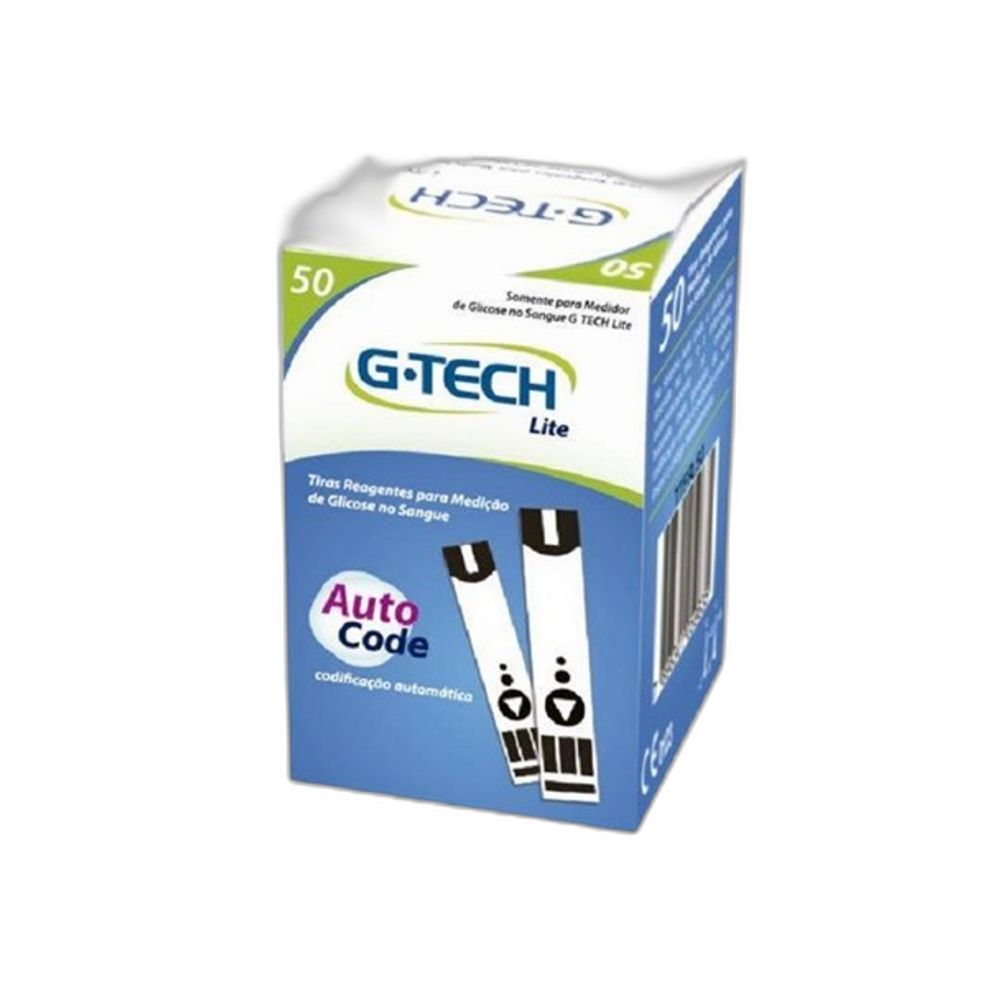 Tiras Reagentes G-Tech Lite 50 Unidades