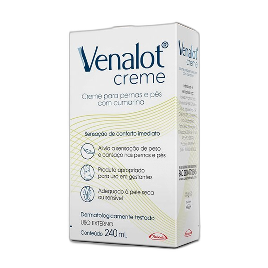Creme para Pernas e Pés Venalot 240ml