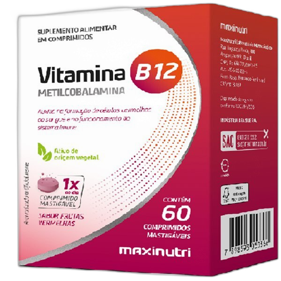 VITAMINA B12 C/60COMPRIMIDOS