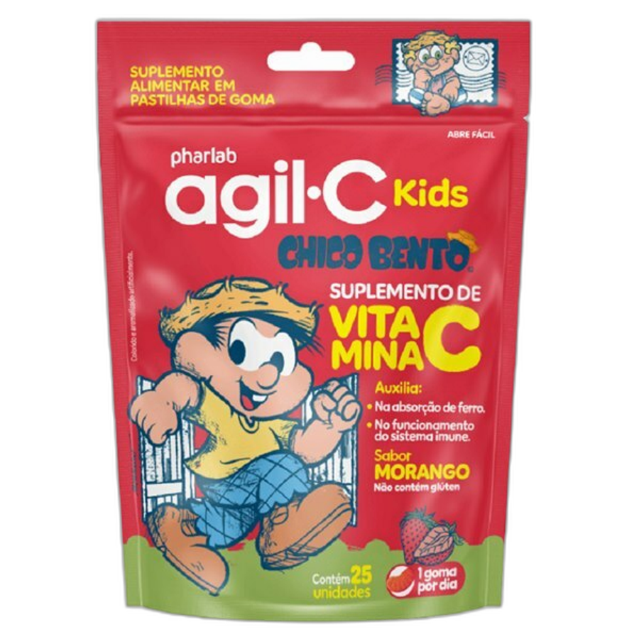 AGIL C KIDS VITAMINA C/25GOMAS