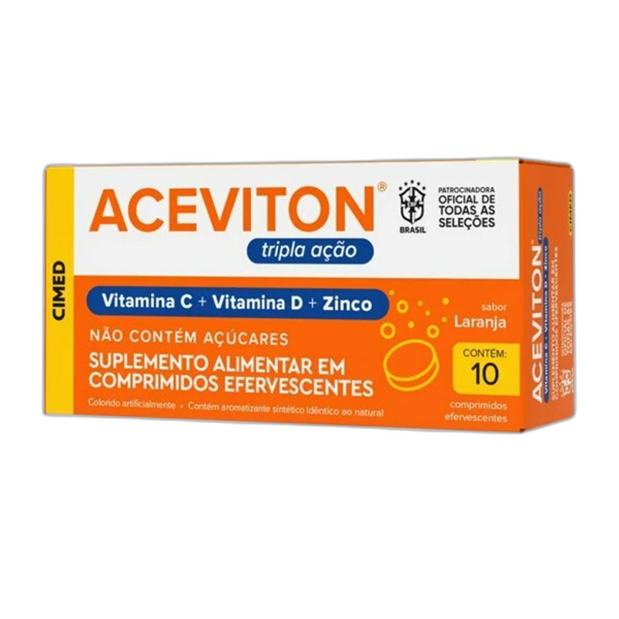 ACEVITON TRIPLA ACAO C/10COMPRIMIDOS EFERVESCENTES