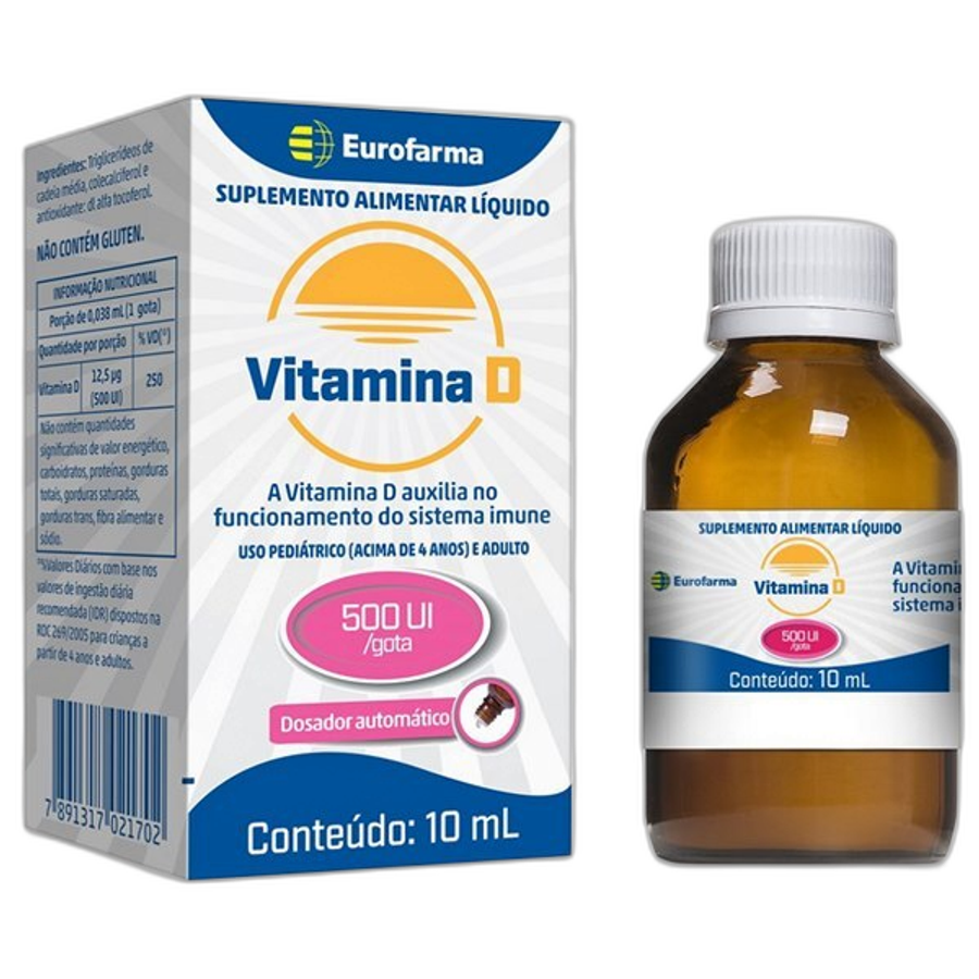 VITAMINA D 500UI GOTAS 10ML